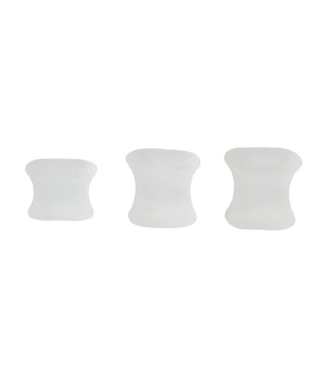 Toe separators size comparison