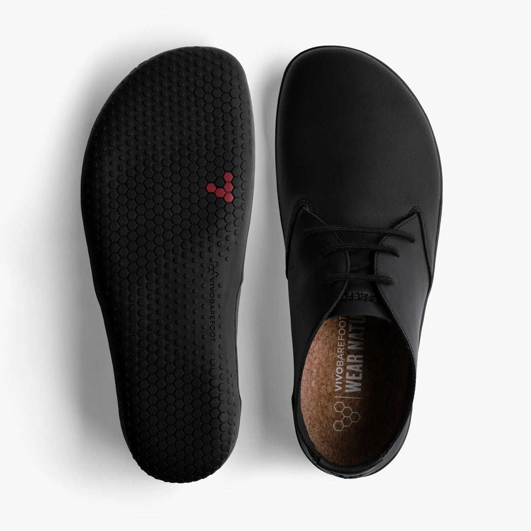Vivobarefoot Men's RA IV - Obsidian Leather