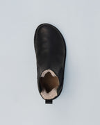 HELSINKI Leather Preto Black Shearling