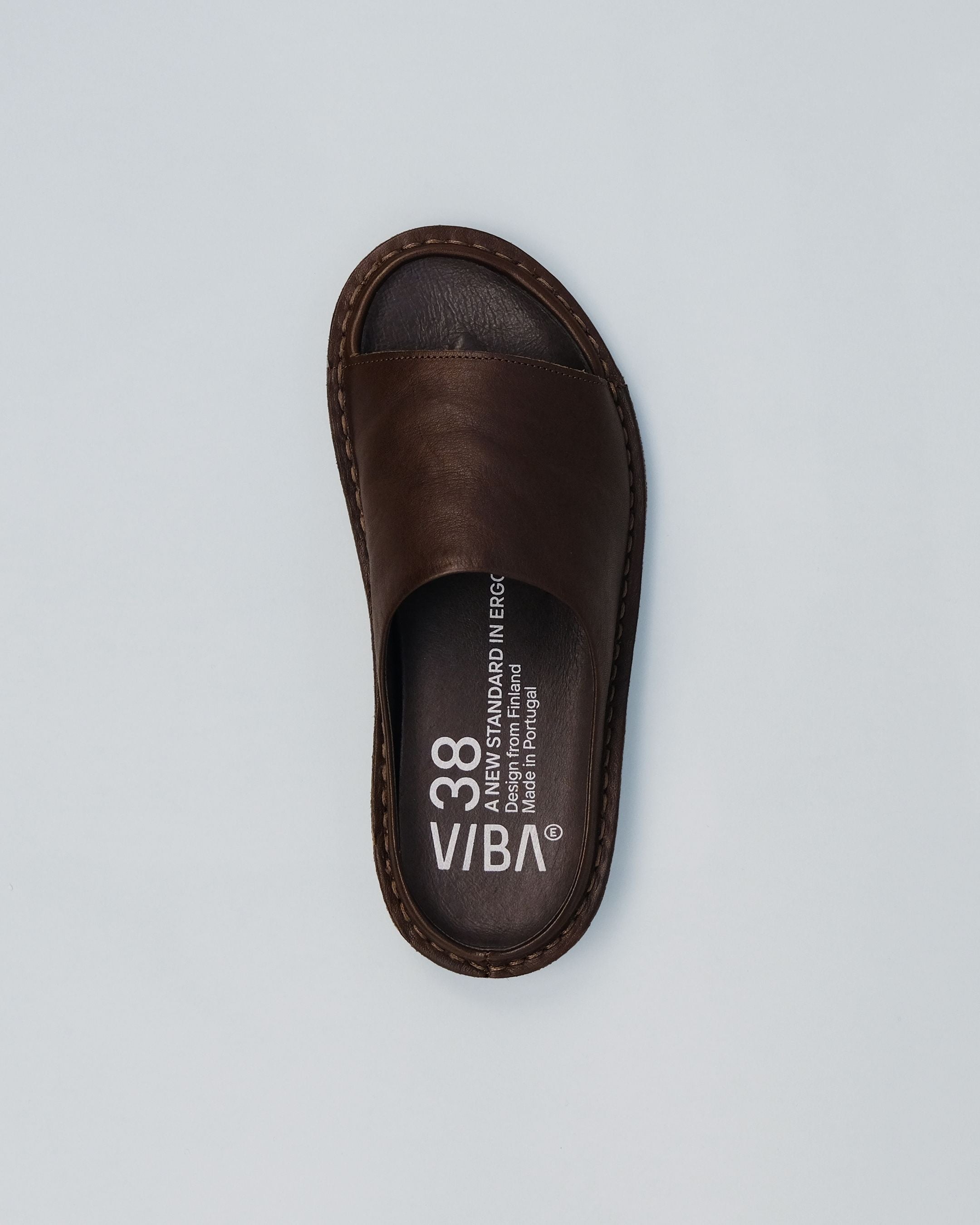SAINT TROPEZ Leather Cocoa Brown