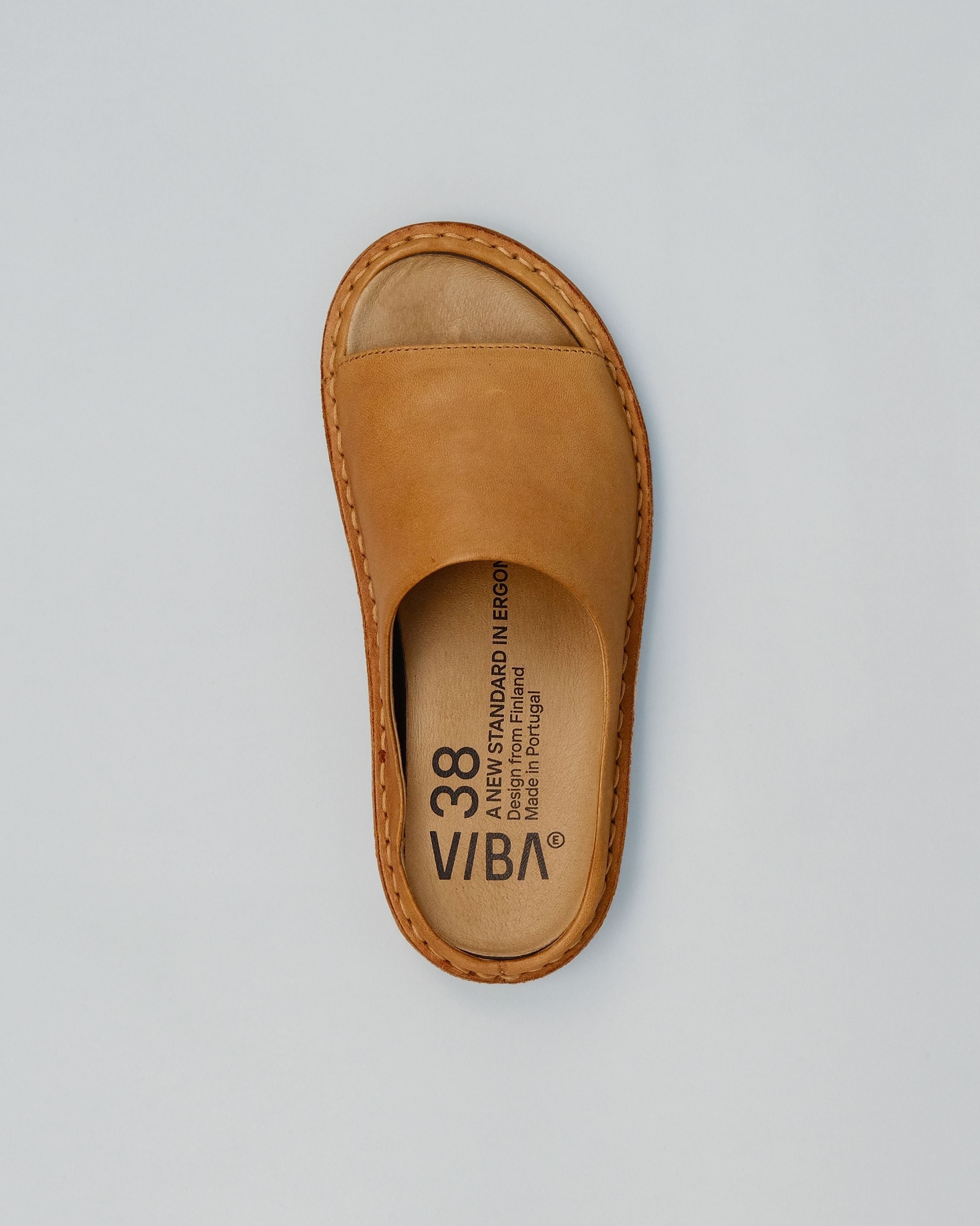 SAINT TROPEZ Leather Fawn Tan
