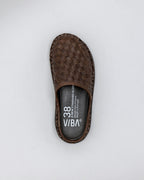 ROMA Woven Leather Cocoa Brown
