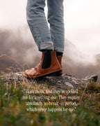 HELSINKI Leather Cognac Brown
