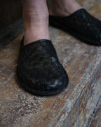 ROMA Woven Leather Preto Black