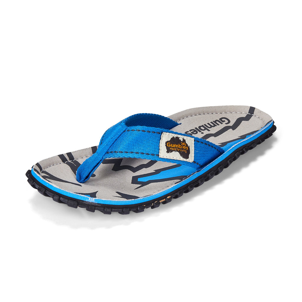 Islander Flip-Flops - Blue Palms