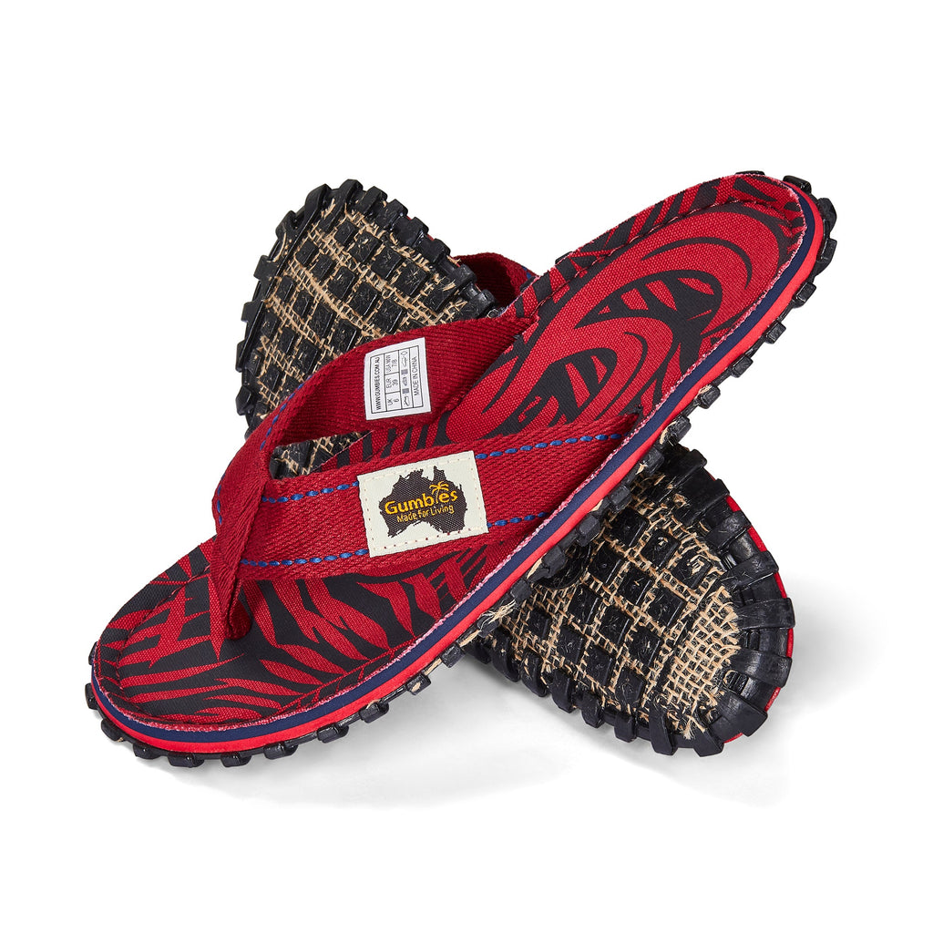 Islander Flip-Flops - Red G