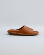 SAINT TROPEZ Leather Cognac Brown