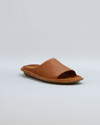 SAINT TROPEZ Leather Cognac Brown