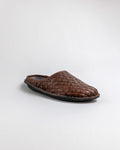 ROMA Woven Leather Cocoa Brown