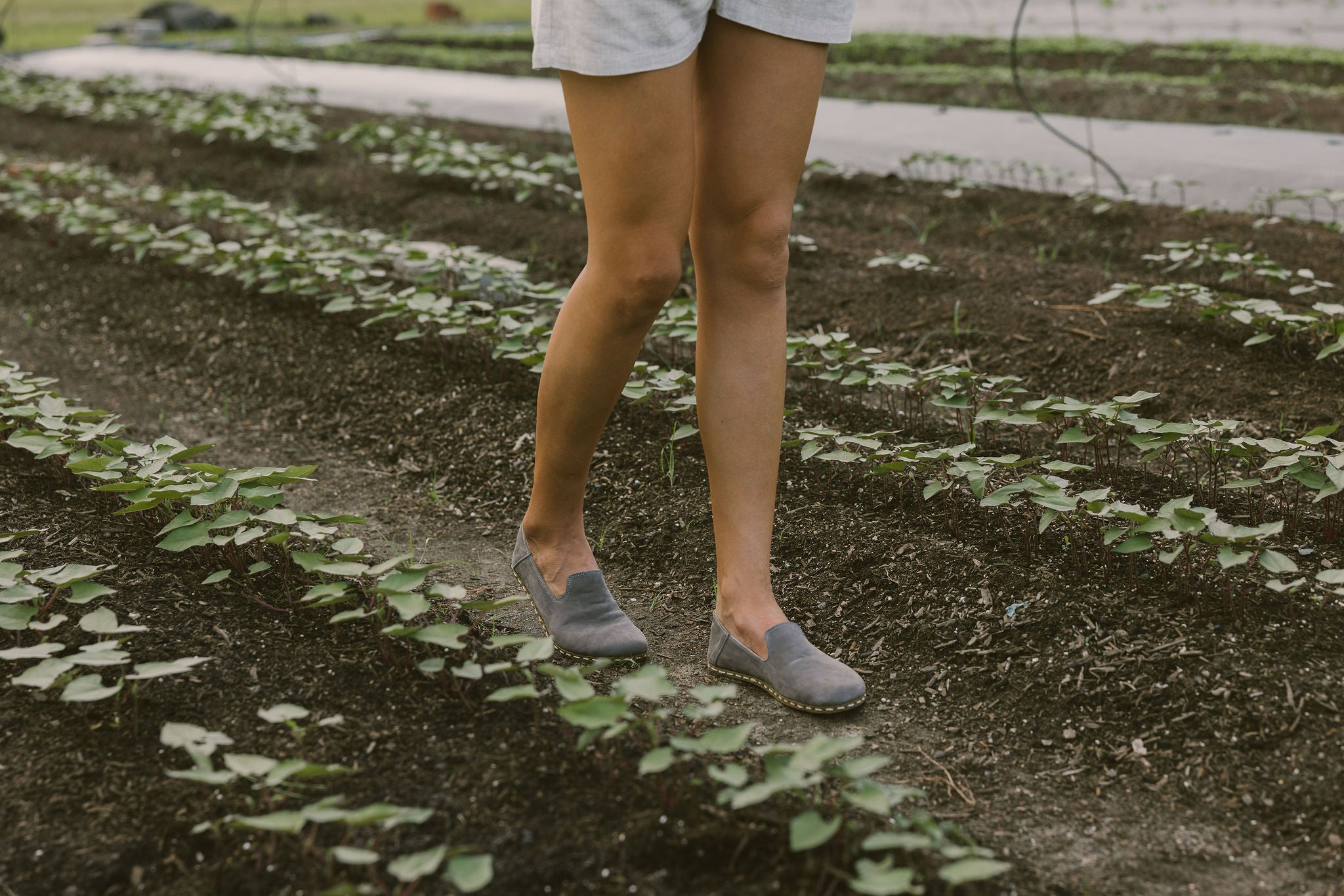 Barefoot Grounding Slip-on Shoes / Stone