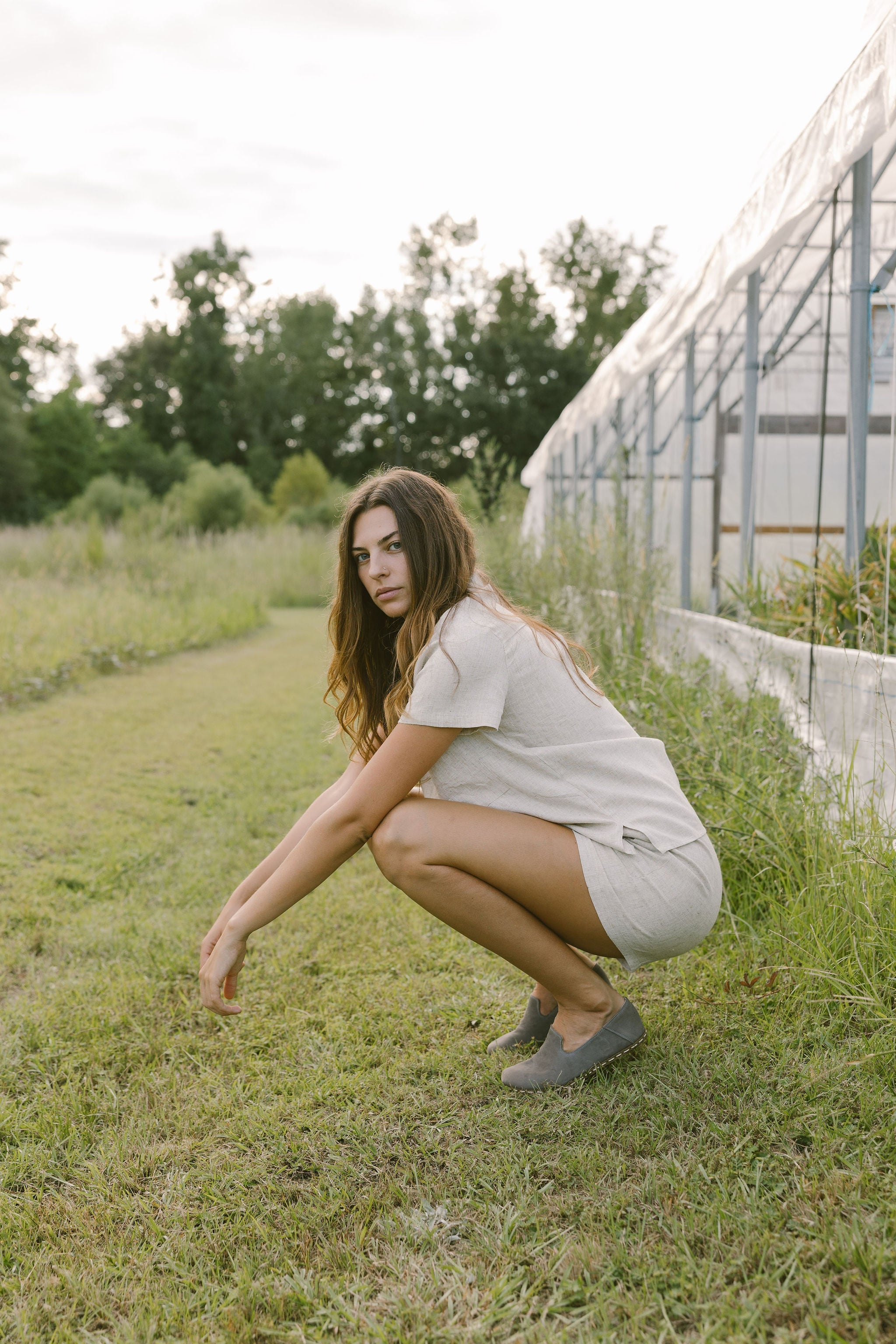 Barefoot Grounding Slip-on Shoes / Stone