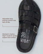 AMALFI Leather Preto Black