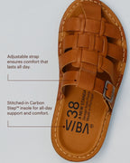 AMALFI Leather Cognac Brown