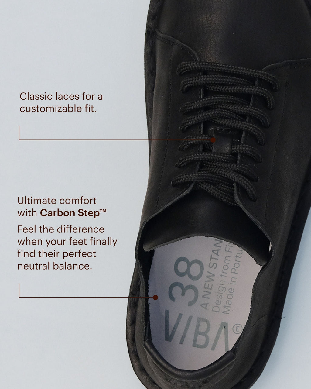 LISBOA Leather Preto Black