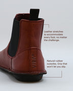 HELSINKI Leather Cordovan Red
