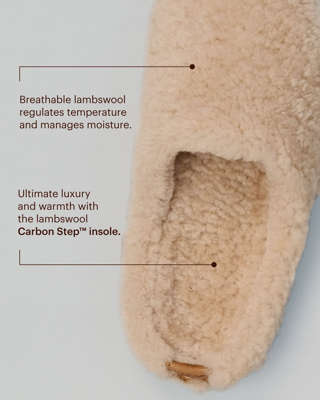 ROMA Shearling Natural White