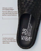 ROMA Woven Leather Preto Black