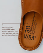 SAINT TROPEZ Leather Cognac Brown