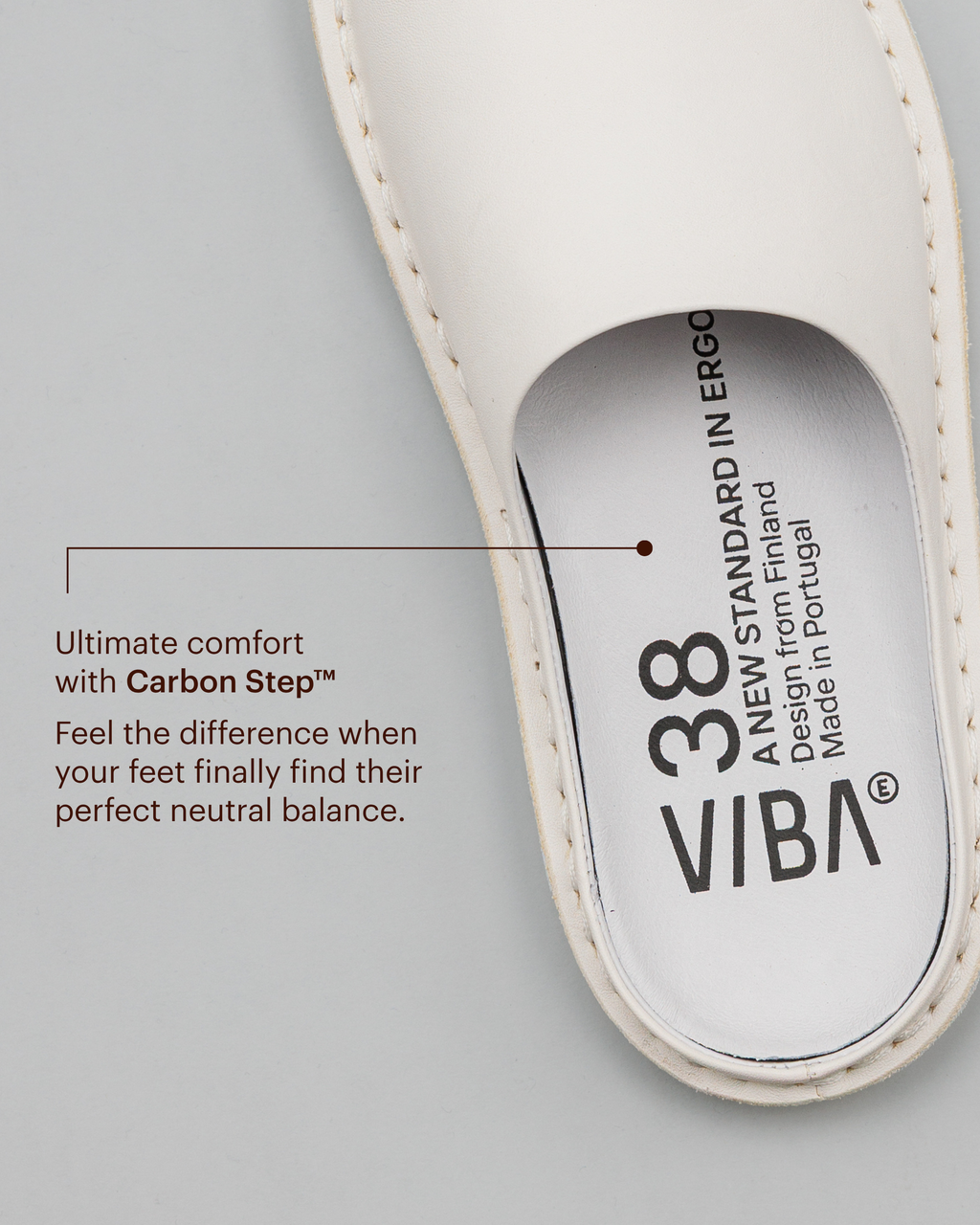ROMA Leather Bone White