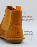 HELSINKI Leather Sunflower Yellow