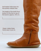 WOODSTOCK Leather Cognac Brown