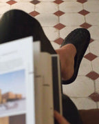 ROMA Woven Leather Preto Black