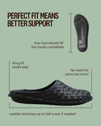 ROMA Woven Leather Preto Black