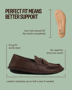 TRIBECA Leather Cocoa Brown