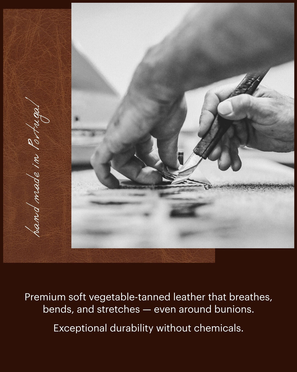 SAINT TROPEZ Leather Cocoa Brown