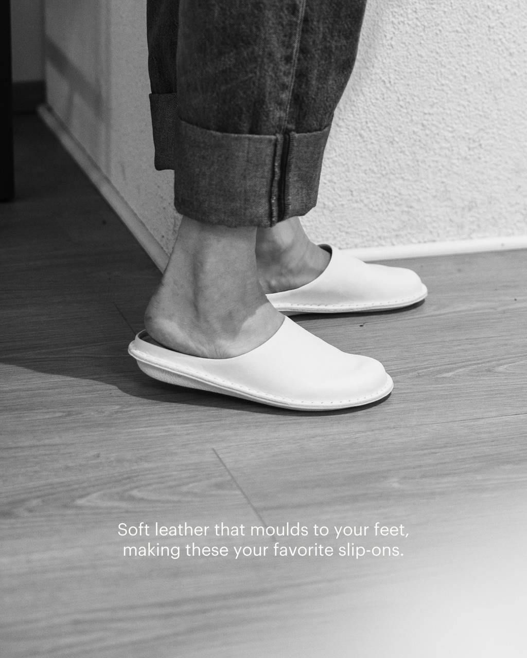 ROMA Leather Bone White