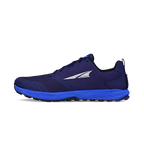 Dark blue Altra Men's Superior 7 athletic shoe with white logo and textured outsole.