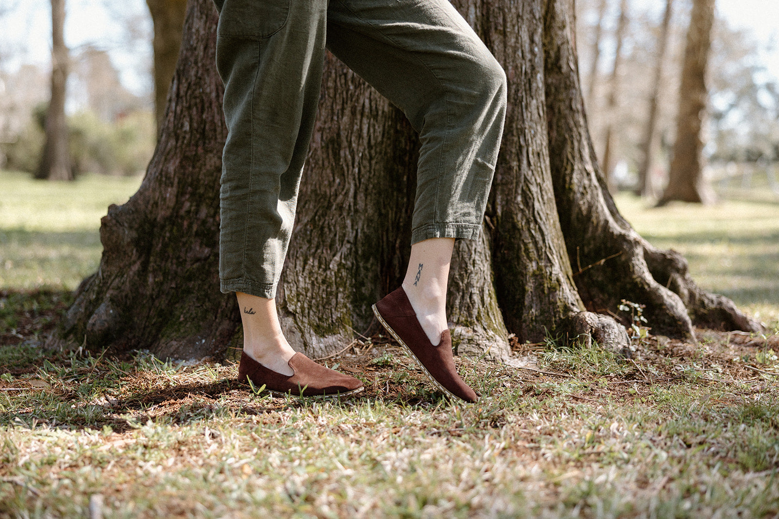 Barefoot Grounding Slip-on Shoes / Redwood