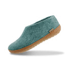 Shoe with natural rubber sole - honey - North Sea