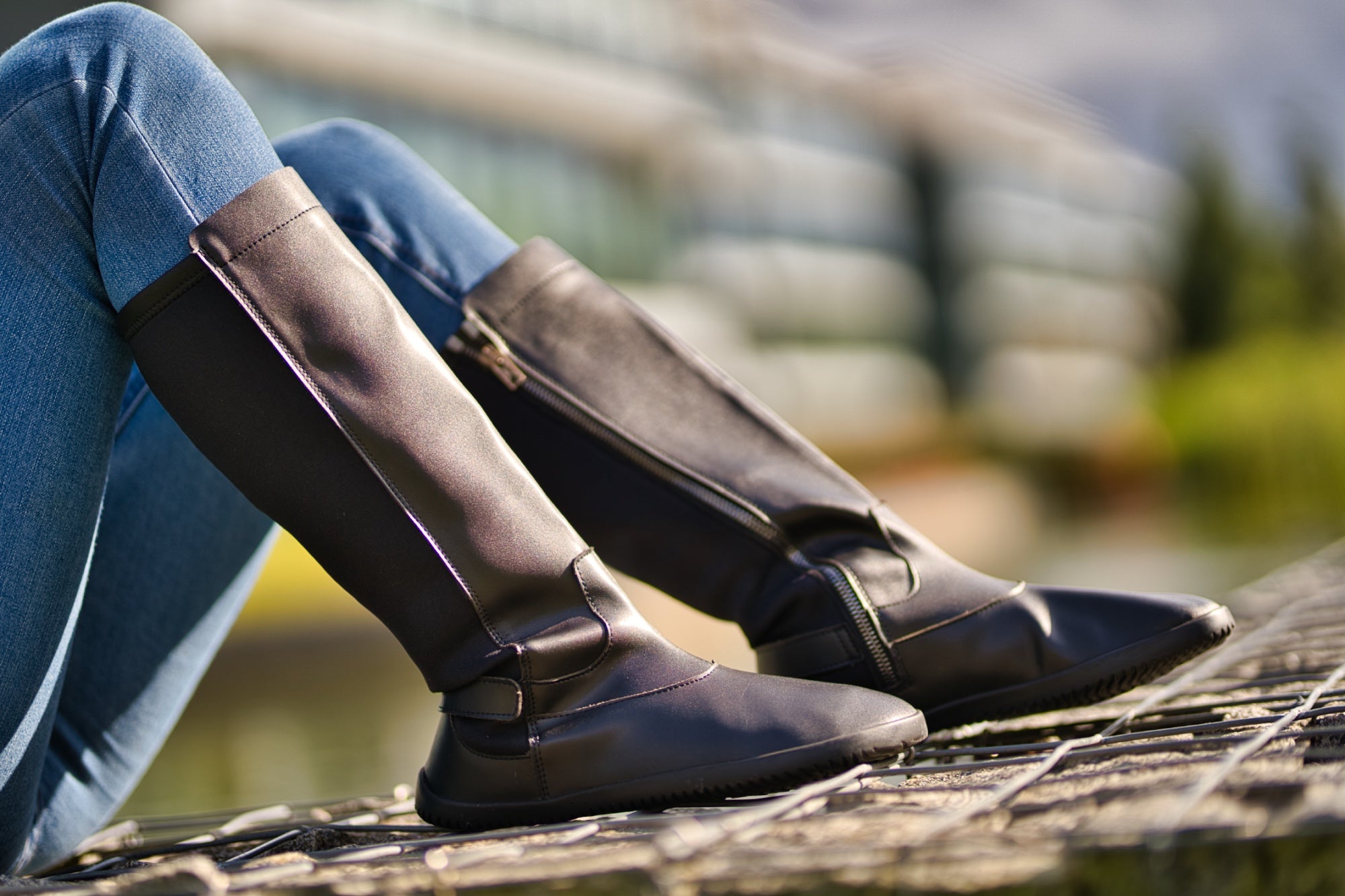 Barefoot Tall Boots - Black