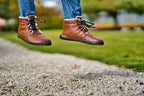 Sundara Winter Barefoot Ankle Boots - Light Brown