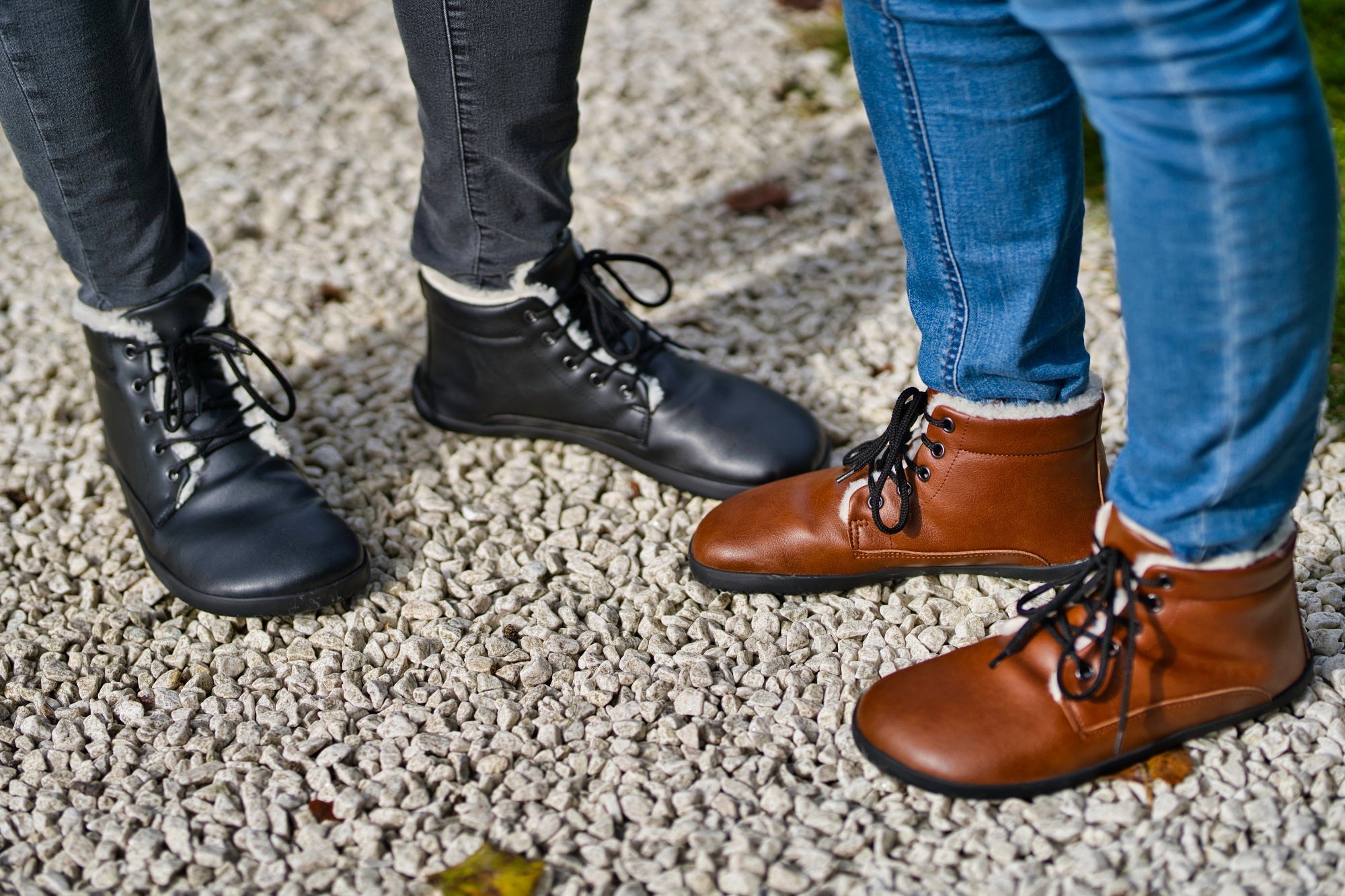 Sundara Winter Barefoot Ankle Boots - Light Brown