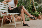 Suna barefoot sandals black