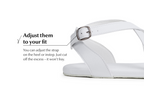 Comfort Sandals Hava Sparkle – White