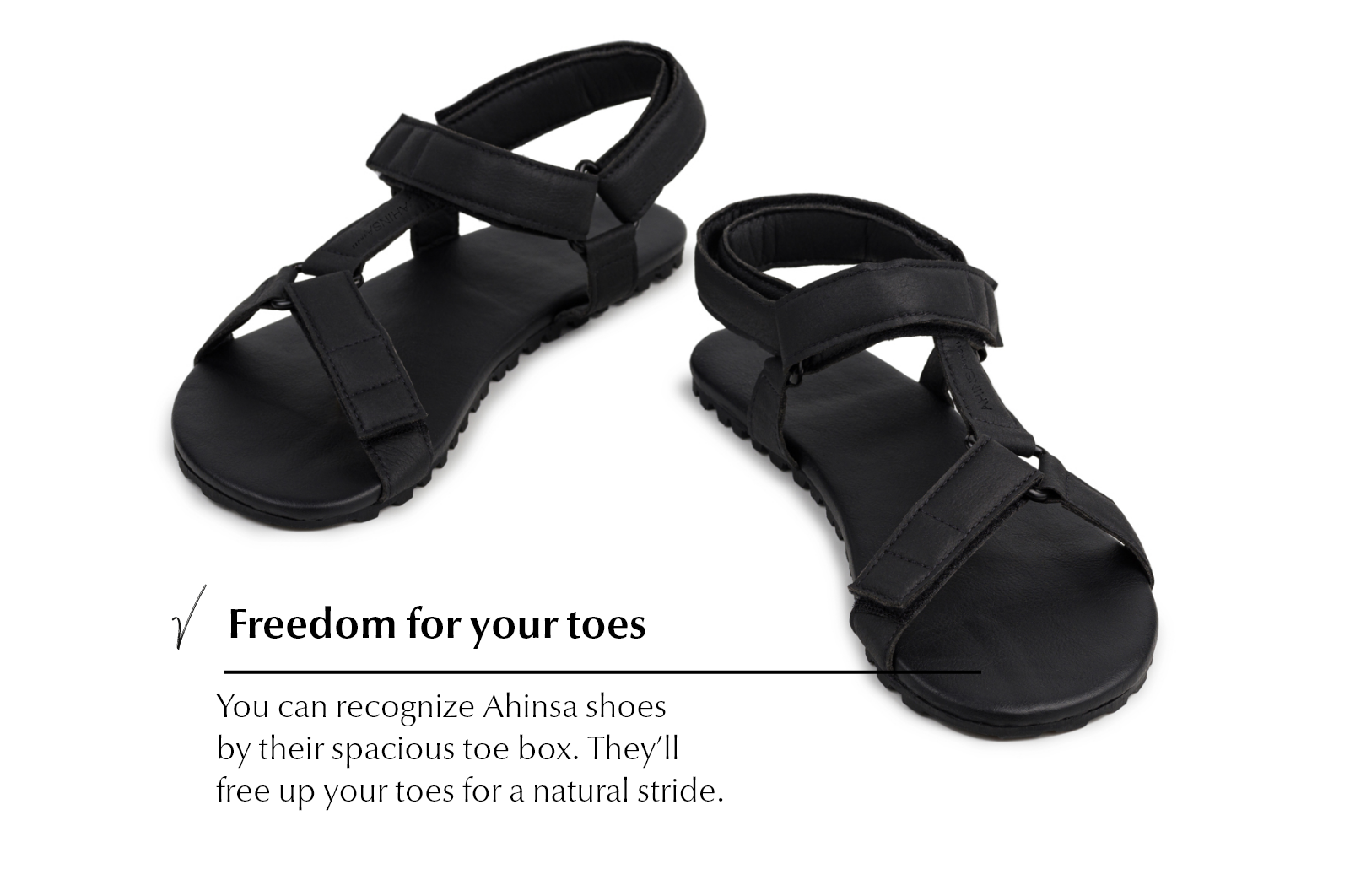 Adventure barefoot trekking sandals