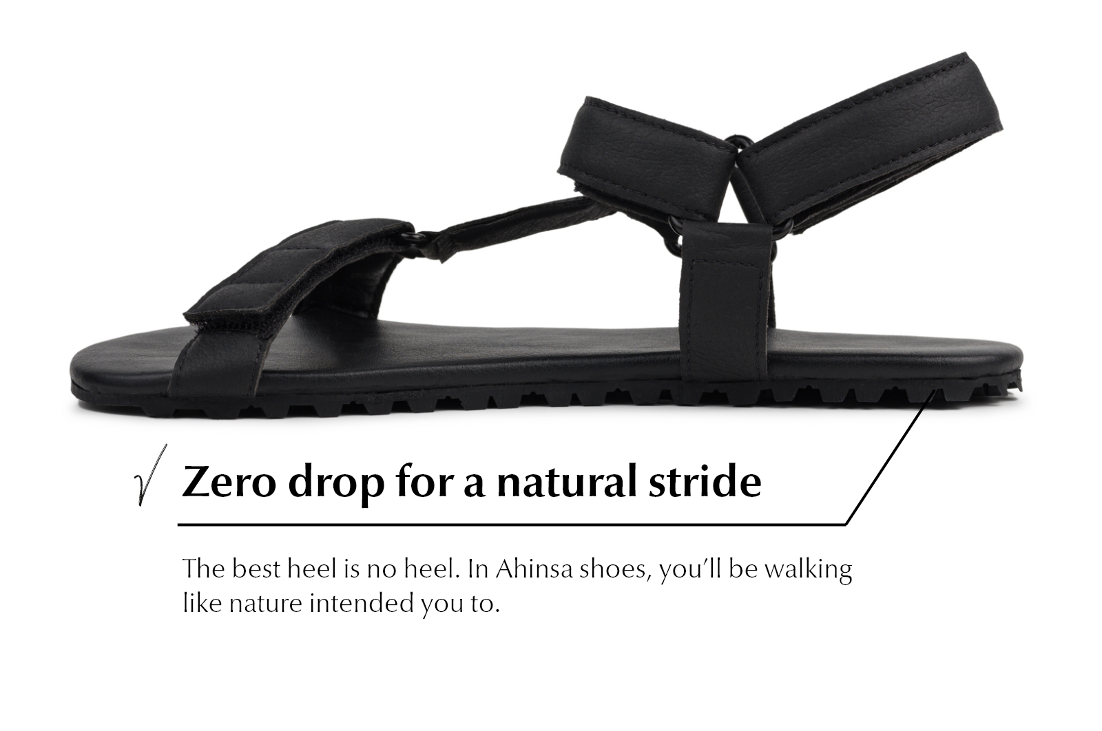 Adventure barefoot trekking sandals