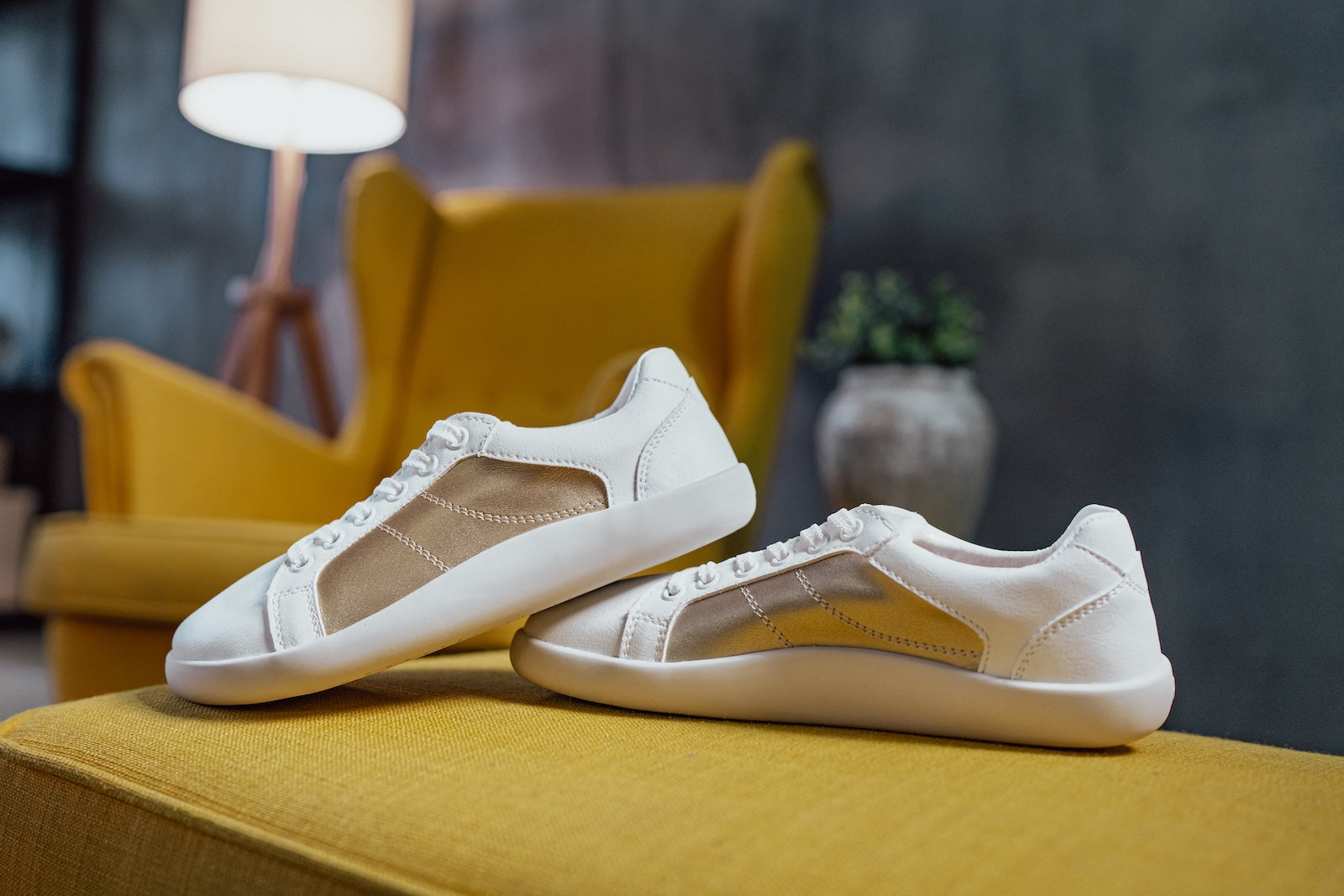 Pura Play Comfort sneakers Golden Sides