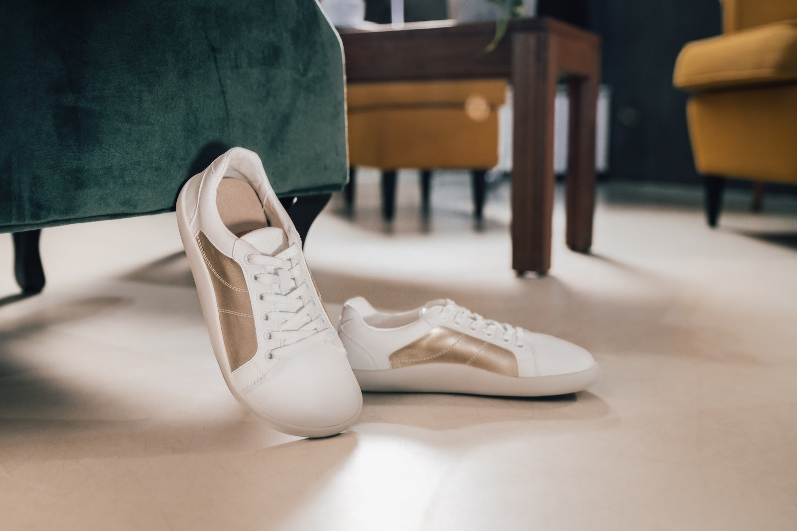 Pura Play barefoot Sneakers Golden Sides
