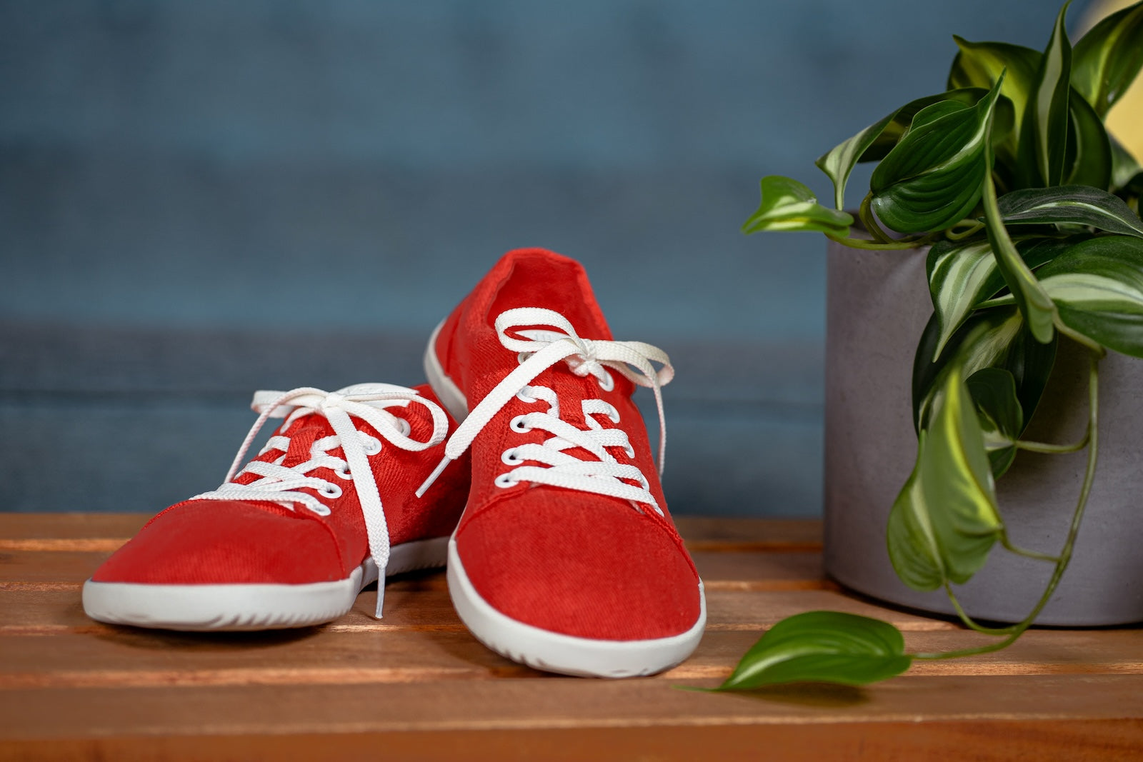 Vida Hemp Comfort red sneakers
