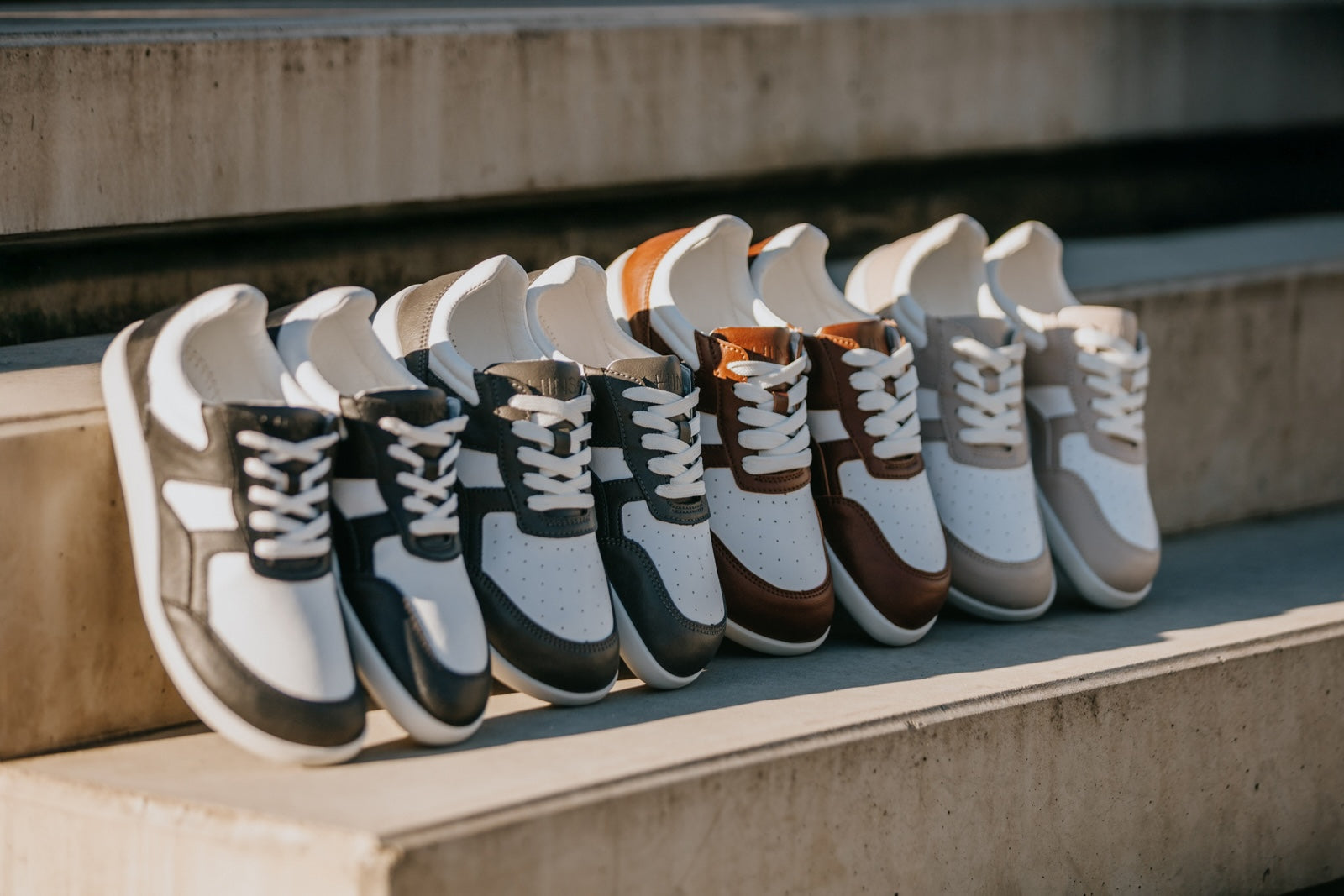 Barefoot Sneakers Yuva Grey & White