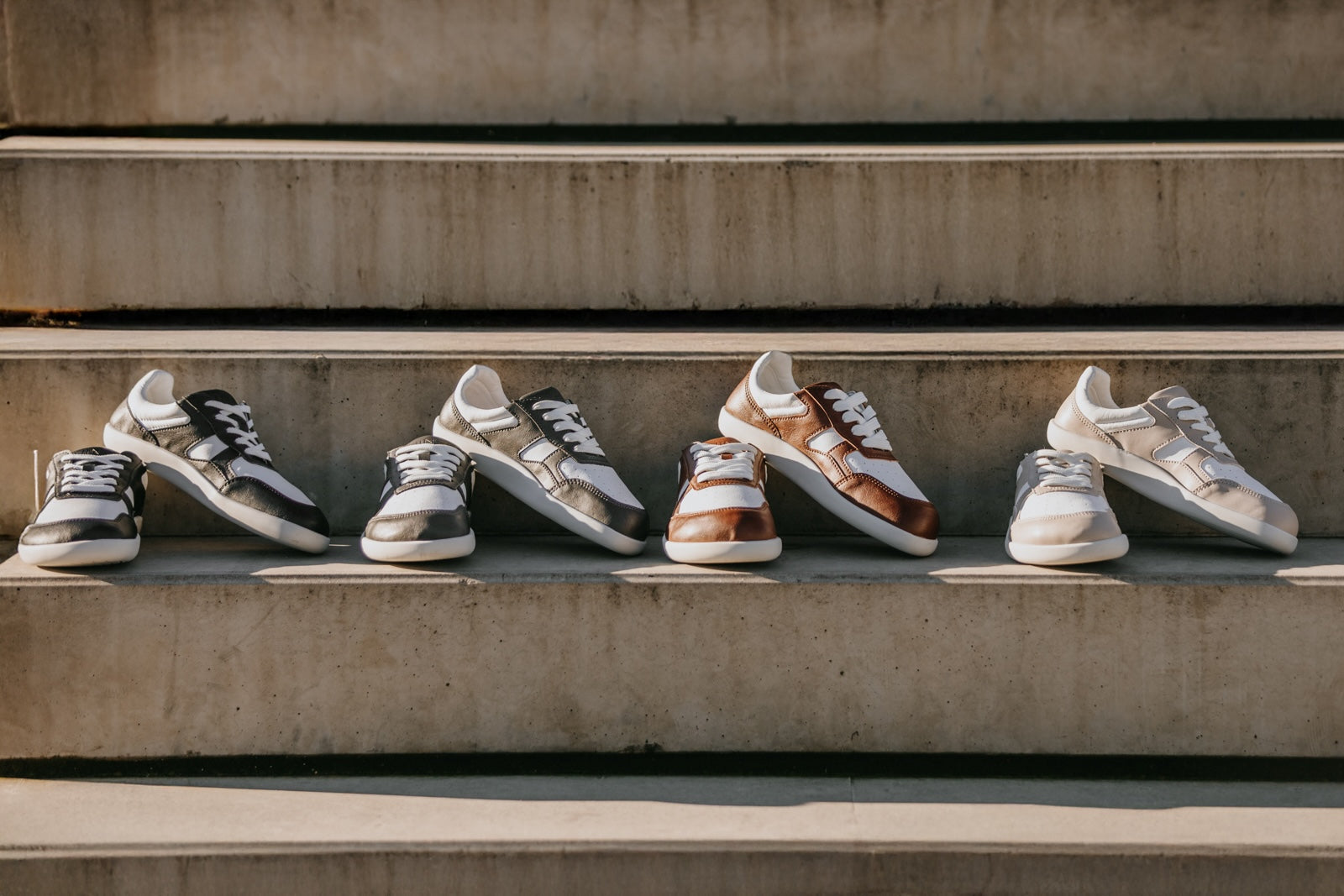 Barefoot Sneakers Yuva Brown & White