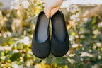 Comfort Knit Ballet Flats Softy Black