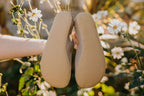 Comfort Knit Ballet Flats Softy Beige