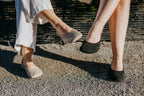 Barefoot Knit Ballet Flats Softy Black