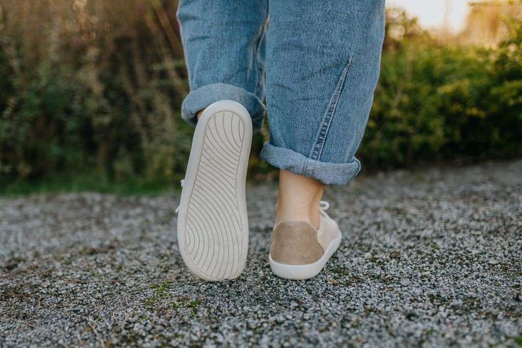 Barefoot Knit Sneakers Softy Beige