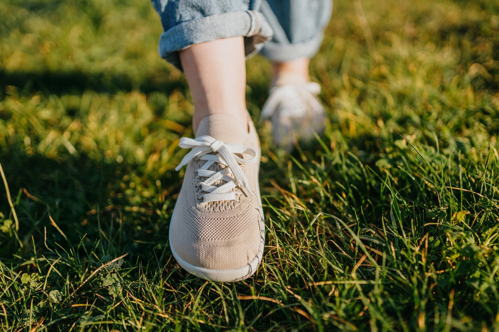 Barefoot Knit Sneakers Softy Beige